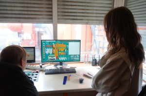 Саратовским студентам продемонстрировали работу асфальтобетонного завода